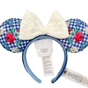 NWT Minnie Mouse Cottage Ear Headband for Adults